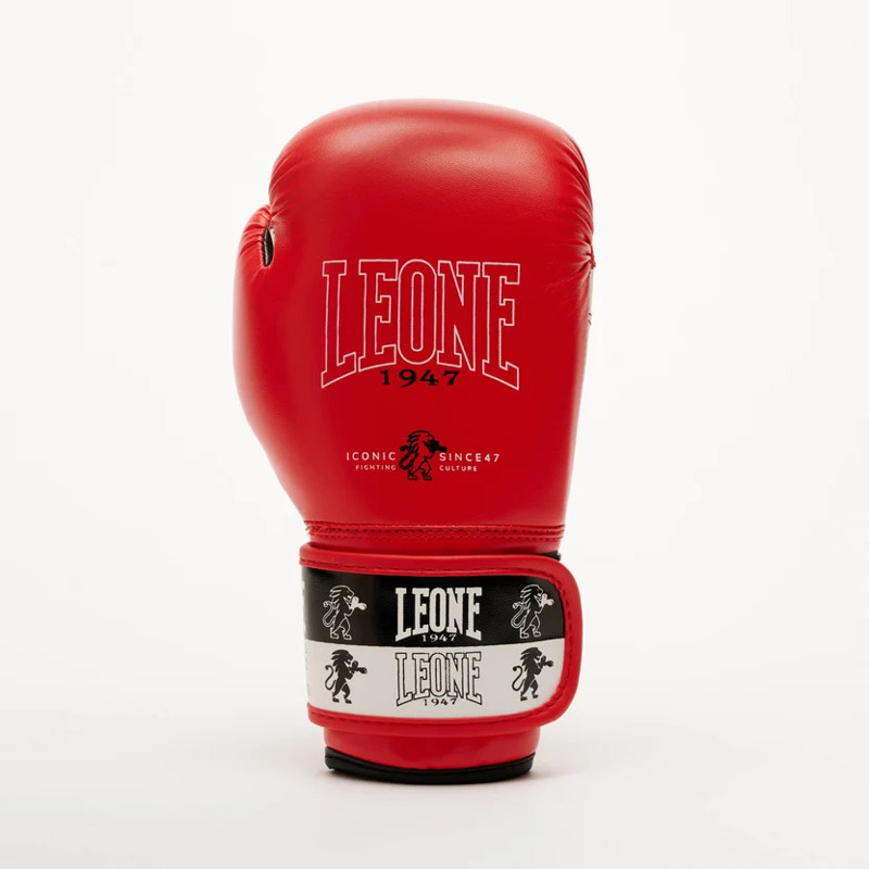 Leone iconic Kids boxing gloves -red